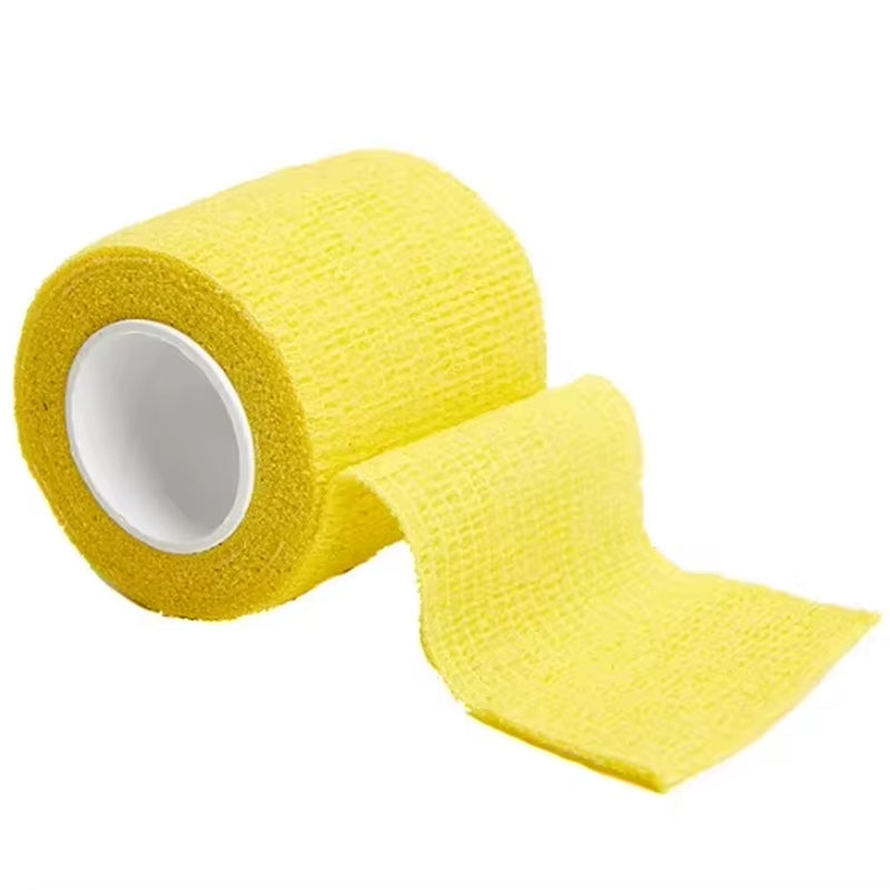 Get Your Game On with Our 4.8M Self-Adhesive Cohesive Bandage - Perfect for Fixing Fingers, Wrists, & Legs! 🏃♂️💪