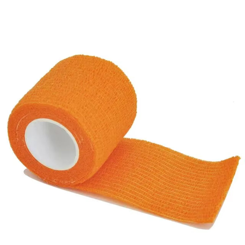 Get Your Game On with Our 4.8M Self-Adhesive Cohesive Bandage - Perfect for Fixing Fingers, Wrists, & Legs! 🏃♂️💪