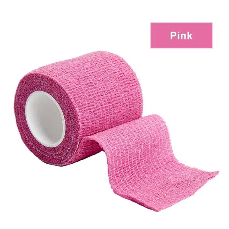 Get Your Game On with Our 4.8M Self-Adhesive Cohesive Bandage - Perfect for Fixing Fingers, Wrists, & Legs! 🏃♂️💪