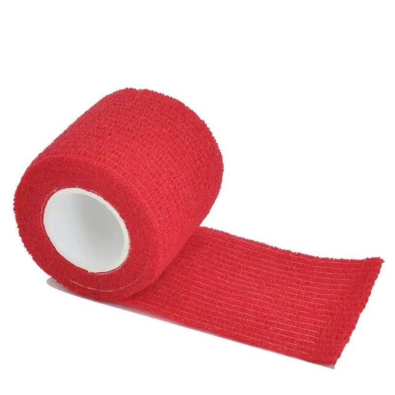 Get Your Game On with Our 4.8M Self-Adhesive Cohesive Bandage - Perfect for Fixing Fingers, Wrists, & Legs! 🏃♂️💪