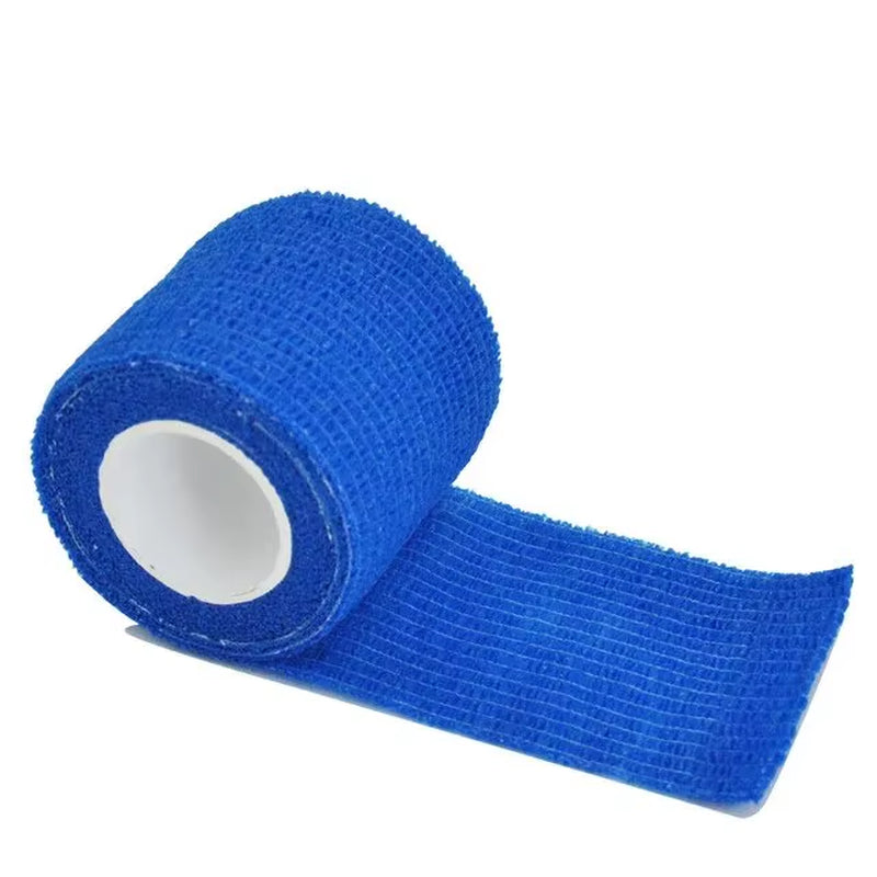 Get Your Game On with Our 4.8M Self-Adhesive Cohesive Bandage - Perfect for Fixing Fingers, Wrists, & Legs! 🏃♂️💪