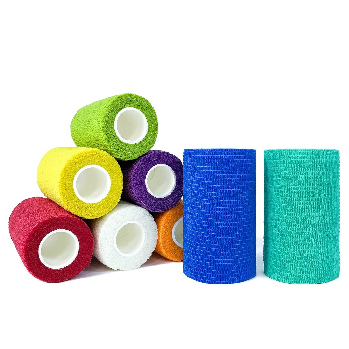 Get Your Game On with Our 4.8M Self-Adhesive Cohesive Bandage - Perfect for Fixing Fingers, Wrists, & Legs! 🏃♂️💪