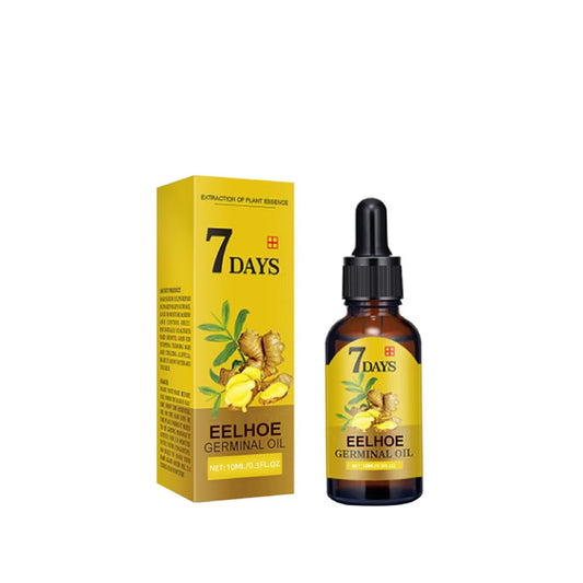 Ginger Hair Care Oil Hair Roots Scalp Treatment Improve Androgenetic Alopecia Scalp Treatment Serum Strengthen Hair Roots