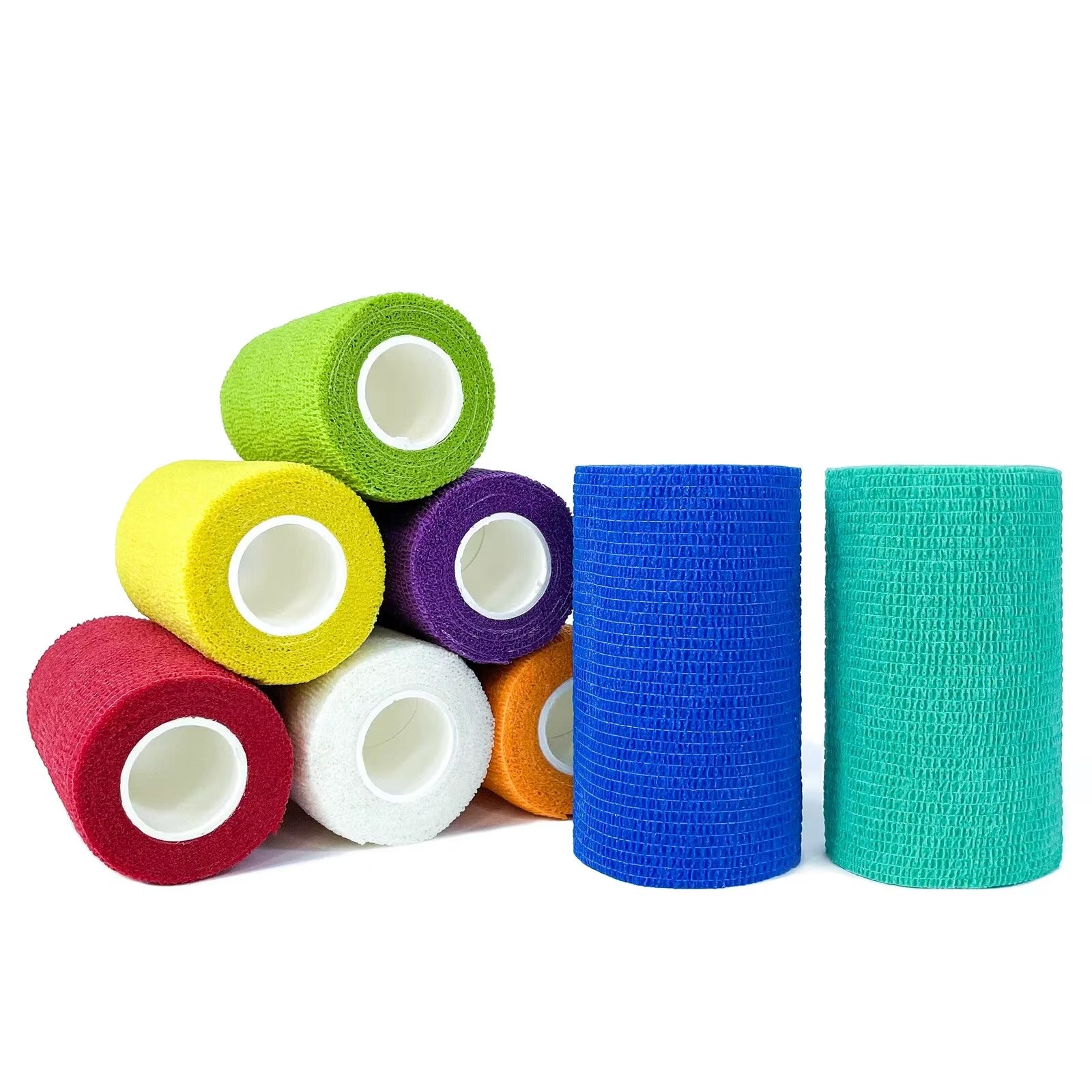 Get Your Game On with Our 4.8M Self-Adhesive Cohesive Bandage - Perfect for Fixing Fingers, Wrists, & Legs! 🏃‍♂️💪